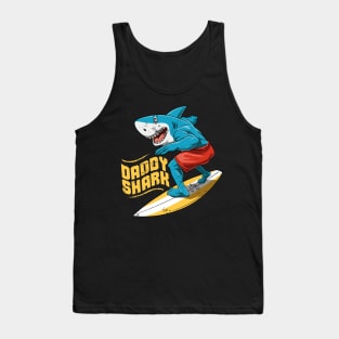 Funny Shark Enjoi Surfing Summer Surfer Surfboard Tank Top